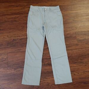 Versace Jeans Couture Gray Chic Feminine Old Money Edgy Relaxed Pants Size 30